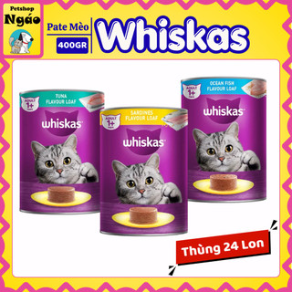 [Thùng 24 Lon] pate cho chó mèo pate whiskas 400g lon __ =>