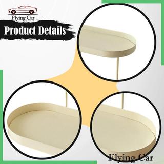 Trang Điểm Mỹ Phẩm Kệ Bảo Quản Sắt Da PU Vanity Khay Để Chải Vàng Phụ Kiện Phòng Tắm Bảo Quản