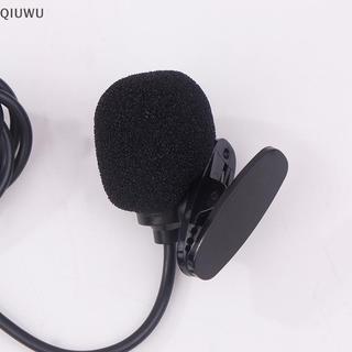 QIUWU Micro Ve Áo Lavalier Chuyên Nghiệp Cho AKG Sennheiser Shure Wireless Bodypa Transmitter Mini 3 Pin XLR Loable 4pin.
