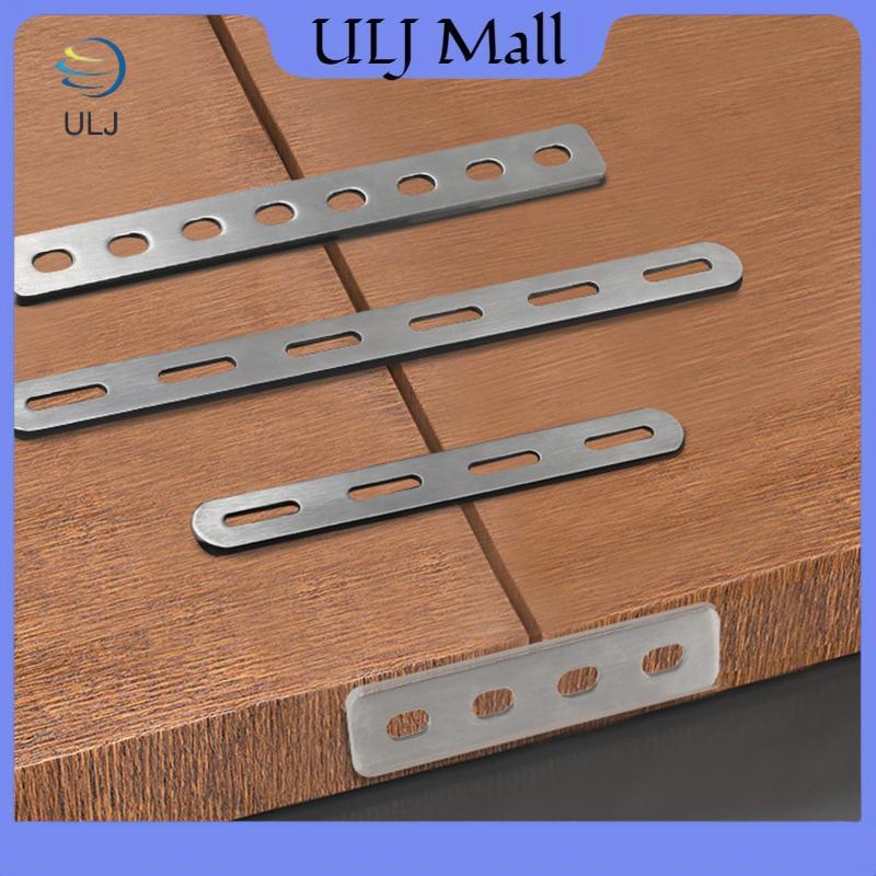 ULJ Thép không gỉ Góc phẳng Braet Mending Joining Plate Repairing Connector Tủ Nội thất Kệ Nẹp các bộ phận.