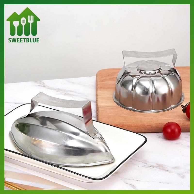SWEET Omelet Cơm Bí Ngô Hình Onigiri Khuôn Thép Không Gỉ Cơm Bóng Khuôn Có Tay Cầm Hình Pawaw Nướng Khuôn Nhà Bếp Nhà Hàng n