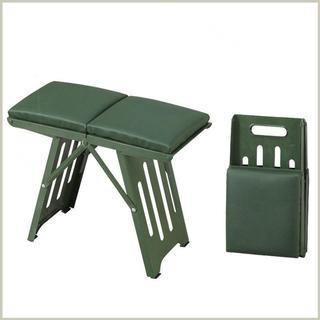 Hộ Gia Đình Phân Gấp Đĩa Thép Dày Ngoài Trời Giải Trí Cao Cấp Di Động Maza Du Lịch Gấp Phân Kim Loại E18W