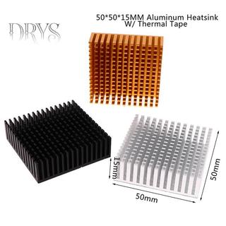 (TFT) 50 * 50 * 15MM Bảng Tản Nhiệt Nhôm Tản Nhiệt CPU Power IC Chip Tản Nhiệt MỚI