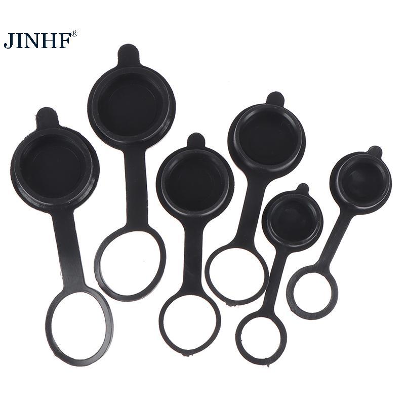 JINHF 10 Chiếc GX12 GX16 GX20 Hàng Không Tròn Cắm Soet Chống Thấm Nước Nắp Chống Bụi Kết Nối HOT