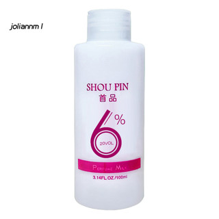 [JM] 100ml Sữa Dioxygen Không gây kích ứng Thành phần an toàn Không chứa cồn Nhẹ nhàng Dễ dàng tẩy trắng Màu Salon tóc di động 6 / 9 / 12 Độ Sữa oxy đôi cho Salon