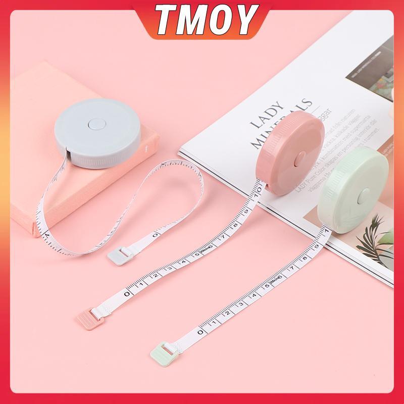 TMOY 1 Máy Tính 2m Thước Băng Di Động Có Thể Thu Vào Thước Trẻ Em Thước Chiều Cao Cuộn Băng TMOY