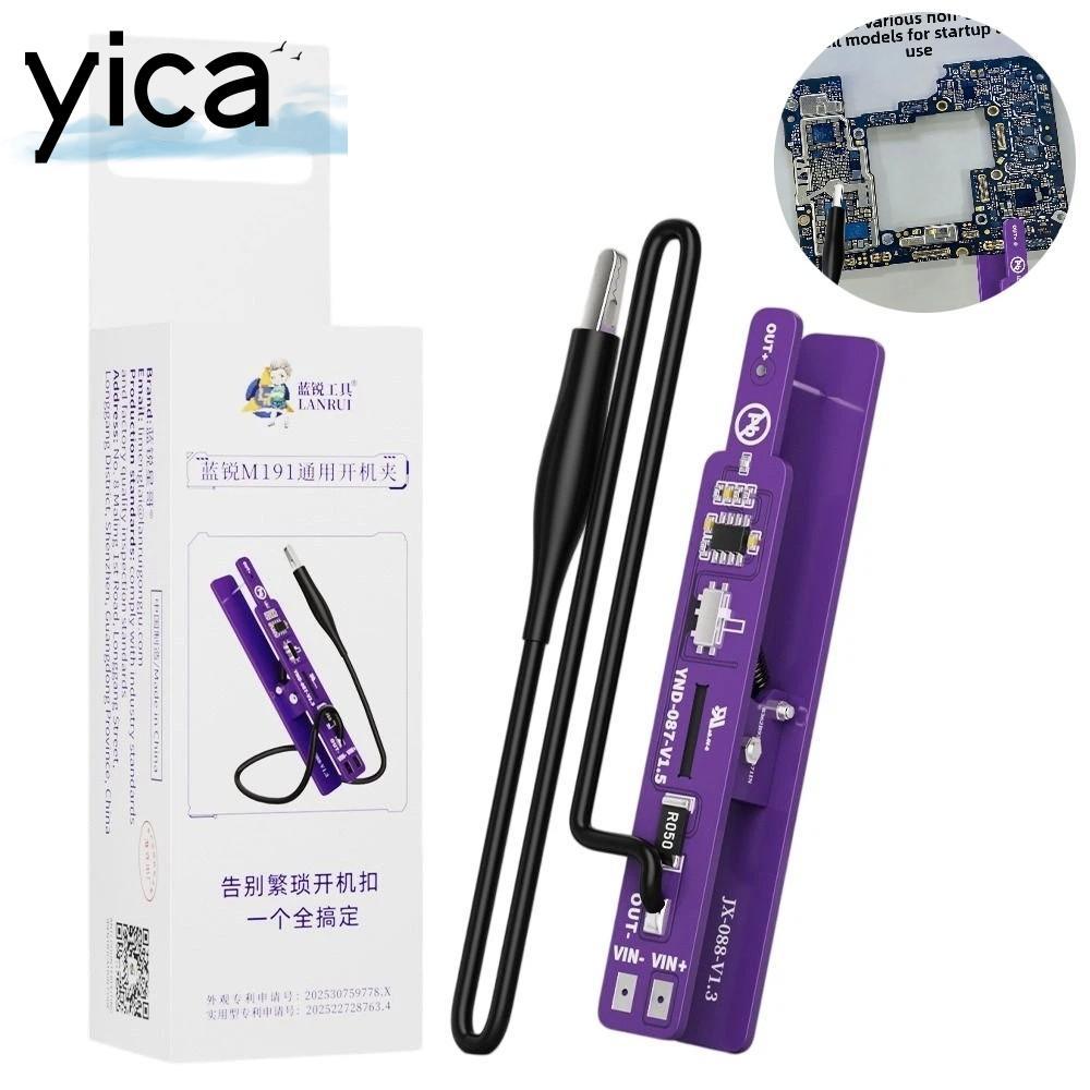 Kẹp chuyển đổi YICA cho điện thoại di động M191, nguồn một chạm, kiểm tra rò rỉ, phát hiện dòng điện, kẹp nguồn pin phổ biến