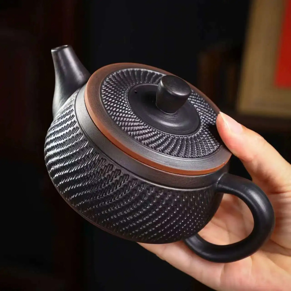Nồi Phongming Gốm Tím 300ml Bộ Trà Cao Cấp Trung Quốc Retro Kung Fu Ấm Trà