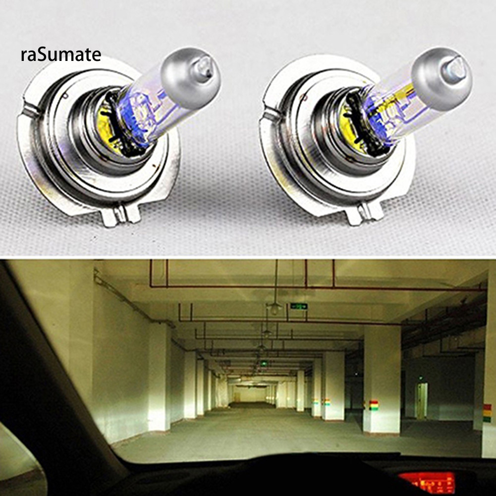 < rasumate > 2 Chiếc Ô Tô Siêu Sáng H7 Xenon Halogen Đèn Pha Trước Bóng Đèn 12V