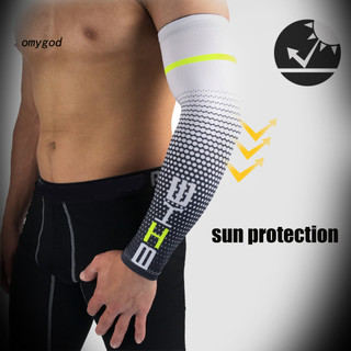 OMG Sports Arm Guards Tay nén tay chất lượng cao Tay áo bảo vệ tia cực tím cho nam nữ – Bao phủ hình xăm thoáng khí Chống nắng cho xe đạp thể thao ngoài trời