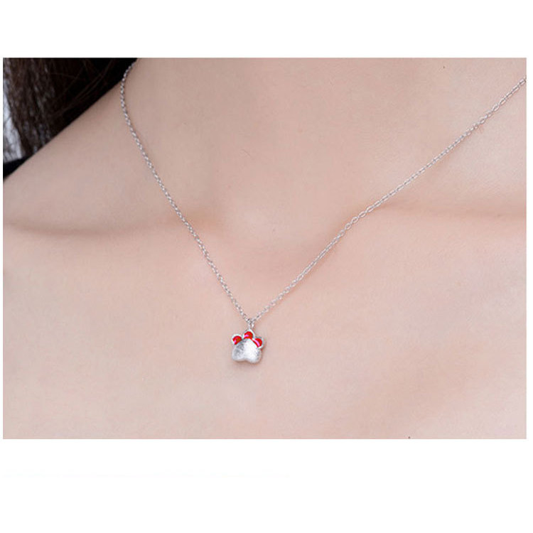 Vòng cổ móng vuốt mèo phù hợp cho nữ bằng bạc 925