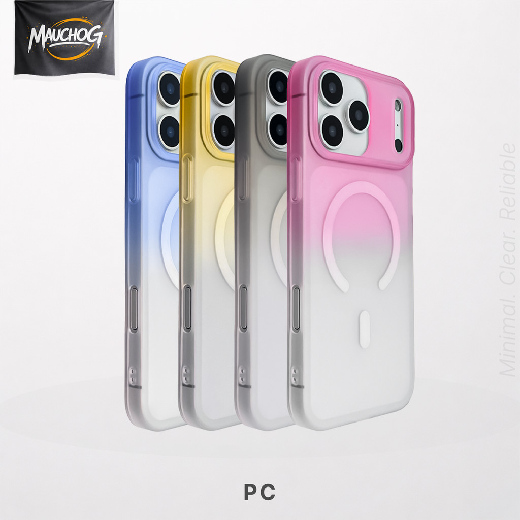 Ốp Siêu Mỏng Slim Nhám Mờ Chống Vân Tay Màu Gradient Cho Điện Thoại iPhone 17 Pro Max 16 15 14 13