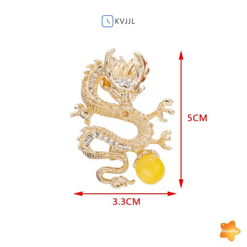 [KvJJL-t] Trâm cài rồng thời trang Trung Quốc dành cho nữ Quần áo Áo khoác Trang sức Phụ kiện dự tiệc Cung hoàng đạo Rồng bay Trang sức mới
