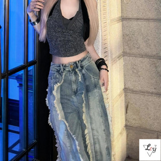 Quần jean nữ ống suông dáng rộng bigsize vintage mới 2026 cạp cao nâng mông viền thô