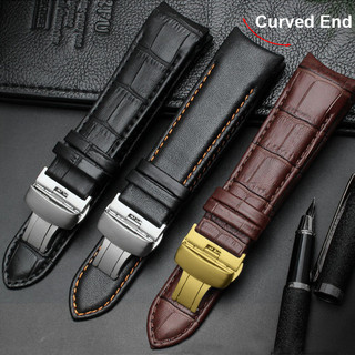 Khóa Bướm Cong End Da Thật Chính Hãng Dây Đeo Đồng Hồ T035 607 407 439 22 / 23 / 24mm Dây Đeo Đồng Hồ Nam Nữ Dây Đeo Tay Vòng Tay