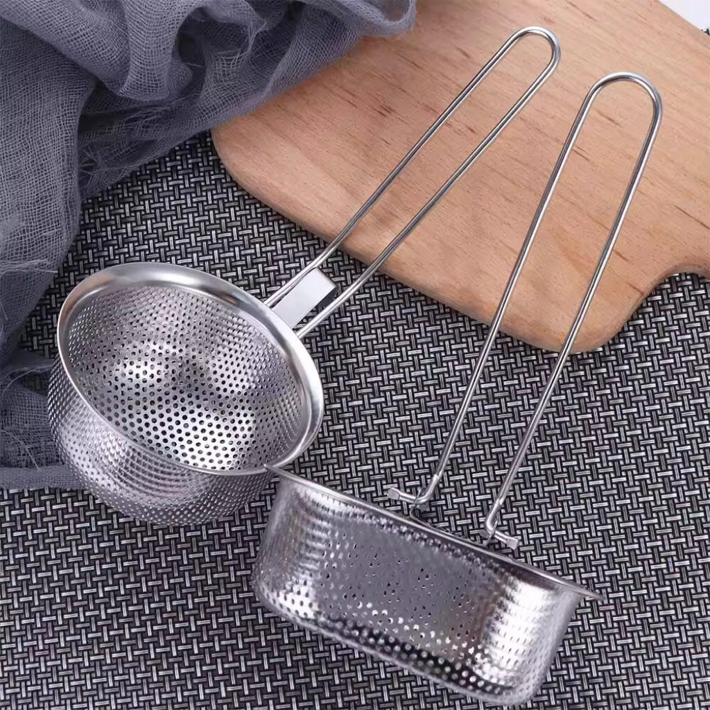 [INOX 304 DÀY] Vợt Nhúng Lẩu Vuông/Tròn – Vớt Mì, Rau, Hải Sản – Không ...