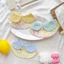 Khăn Nước Bọt Cho Thú Cưng Dễ Thương Macaron Màu Kẻ Sọc Yếm Cho Chó Chó Nhỏ Mèo Trang Trí Muppet Anh Ngắn