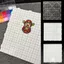 FUHUIOT Cầu Chì Hạt Pegboards, 104x104 Chân DIY Perler Hạt Bảng, Chất Lượng Cao Chịu Nhiệt 2.6mm Hạt Vuông Hama Hạt Ban Trẻ Em Thủ Công