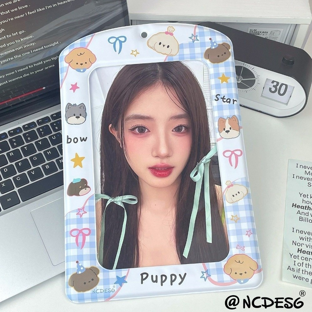 Giá đỡ Photocard ROLY, Vỏ bảo vệ hình ảnh PVC A4, Giá đỡ thẻ ảnh khổng lồ thần tượng Hàn Quốc đầy màu sắc hợp thời trang dành cho người hâm mộ