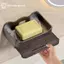 Ge Phòng Tắm Xà Phòng Món Ăn Miễn Phí Treo Tường Miếng Dán Xà Phòng Bọt Biển Người Tổ Chức Đĩa Thoát Nước Đôi Có Móc Phụ Kiện n
