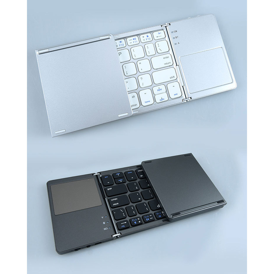 Bàn phím Bluetooth cảm ứng có thể gập lại bán chạy Điện thoại di động Máy tính bảng Laptop Universal