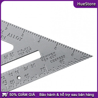 【Ready】Thước ke góc tam giác vuông 90 độ eke tam giác đo góc đa năng nhôm đúc