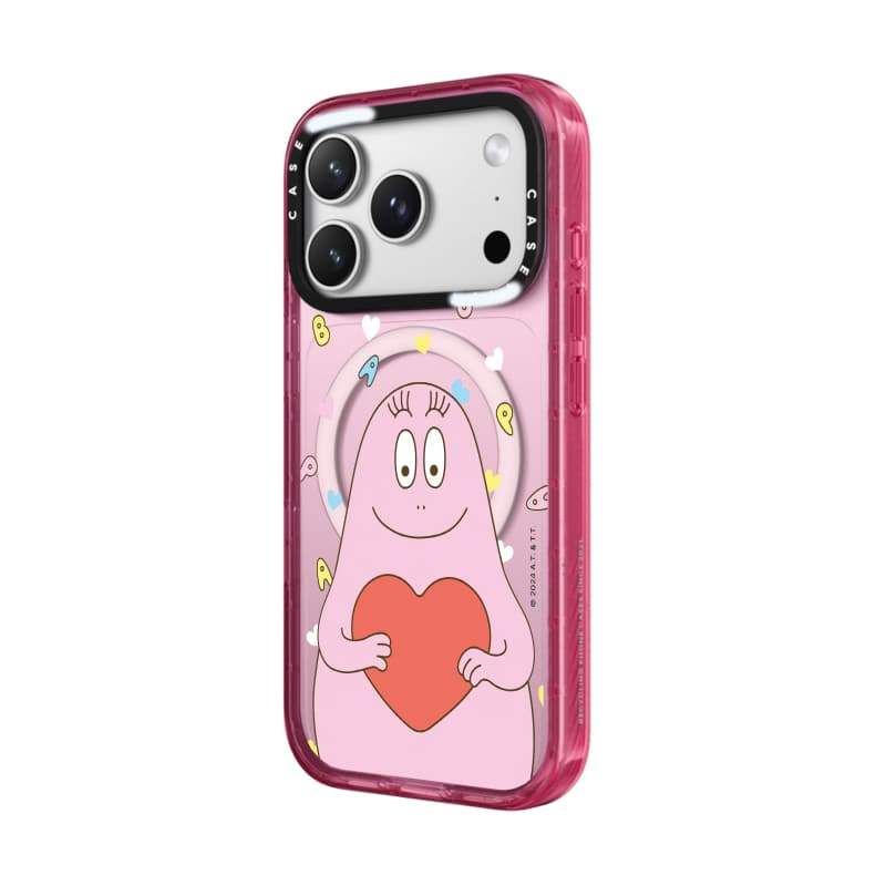 CASECASE X Mr Bubble Raise Love Pink Fizz Color Clear Hard Từ Hút Tác Động Dành Cho Apple IPhone 12 13 14 15 16 17 Pro Max Air Plus Có Hộp