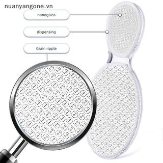 Nuanyangone.vn Máy mài chân kính hai mặt Máy mài chân tẩy tế bào chết cho da chết cứng Loại bỏ vết chai Dụng cụ chăm sóc bàn chân mới
