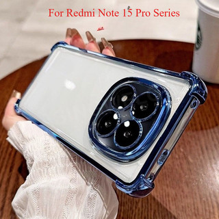 Ốp Lưng Cho Redmi Note 15 Pro Plus Pro + Note15 Note14 4G 5G Ốp Lưng Chống Sốc Trong Suốt Silicon Túi Khí Bốn Góc Vỏ Điện Thoại