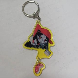 Anime Yi Xi Butcher Vanity Cosplay Keychain Acrylic Pendant Keyring Two-sided Key Chain Bag Accessories Halloween Orname