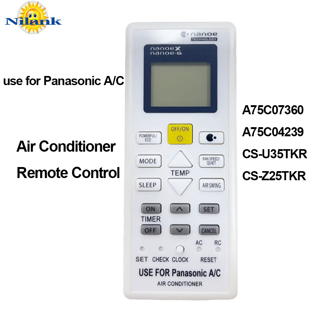 Nilank Remote Máy Lạnh Điều Khiển Điều Hòa Panasonic Nanoe-G