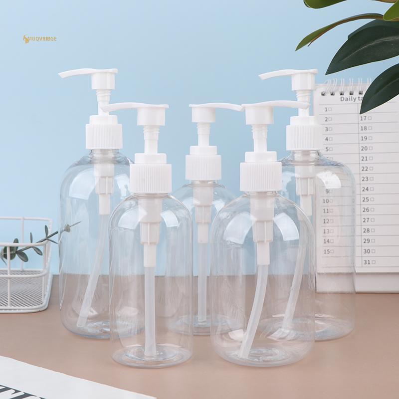 MUQV 200-500ml Di Động Máy Bơm Rỗng Chai Xi Lanh Dầu Gội Lotion Bền Có Thể Đổ Lại Hộp Đựng Cho Xà Phòng Lỏng n