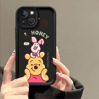 Tương thích với Realme 15T 15 Pro 13Pro + C61 C63 GTNEO2 Narzo 50A 50i prime GT Master Edition Q3 Pro Carnival Ốp điện thoại Winnie the Pooh ăn kem Silicone Soft Cover