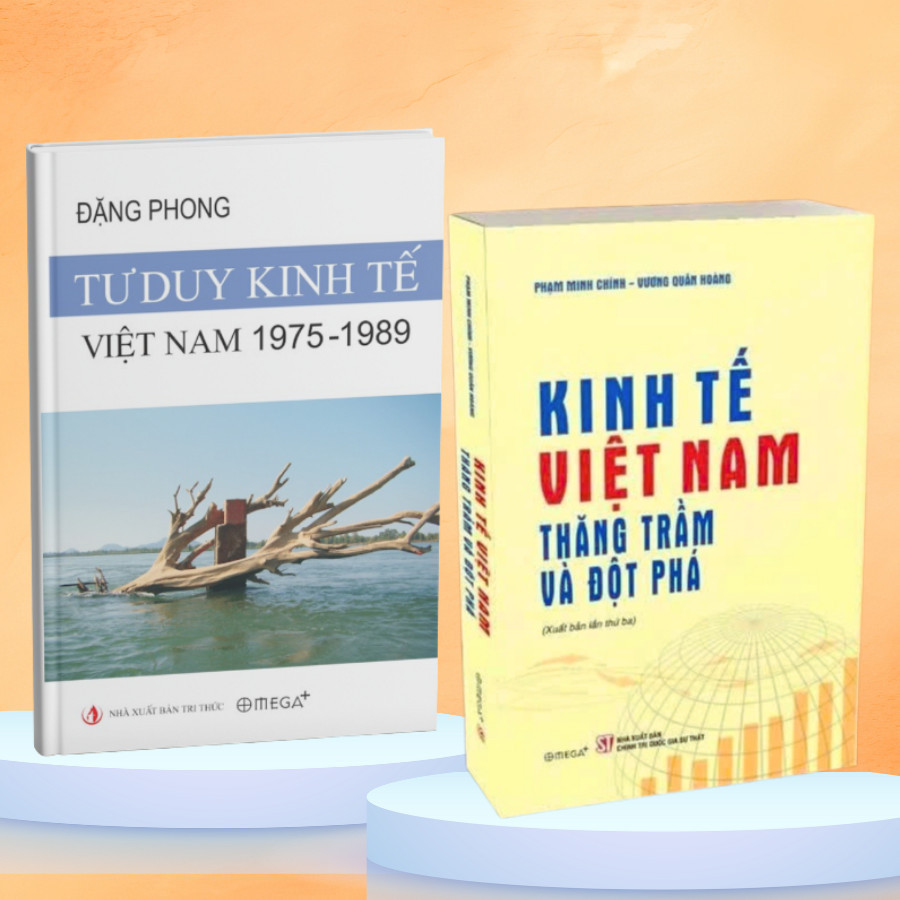 Sách – Combo/lẻ 2 Cuốn: Kinh Tế Việt Nam Thăng Trầm Và Đột Phá + Tư Duy Kinh Tế Việt Nam 1975–1989 (Omega Plus)