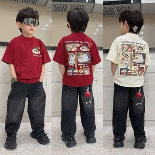 [DOU DOU KID] AP72 Áo Phông nhiều SHINE Trẻ Em 14-48kg,Chất Hữu Cơ Mềm Mại