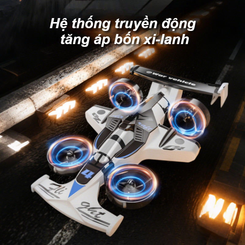 【SKISOPGO】Máy Bay Điều Khiển Từ Xa 4 Bốn Trục Đồ Chơi,Đa Năng Trên Bộ Và Trên Không,Quà Sinh Nhật Cho Trẻ Em