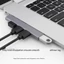 Yoo Di Động USB Sang 4 Cổng USB Mở Rộng Dock Truyền Dữ Liệu Mở Rộng Nhanh USB3 0 Bộ Chia Cho PC Phụ Kiện Máy Tính