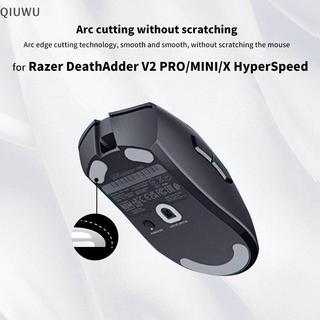 QIUWU 1 Bộ Miếng Lót Chân Chuột Chơi Game Chống Trơn Trượt Giày Trượt Cho Razer DeathAdder V2 PRO / MINI / X HyperSpeed Mouse Gamer Phụ Kiện.