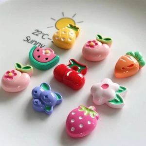 Set charm Kẹo trái cây cute- Set 8 món hoa quả nhiệt đới dễ thương