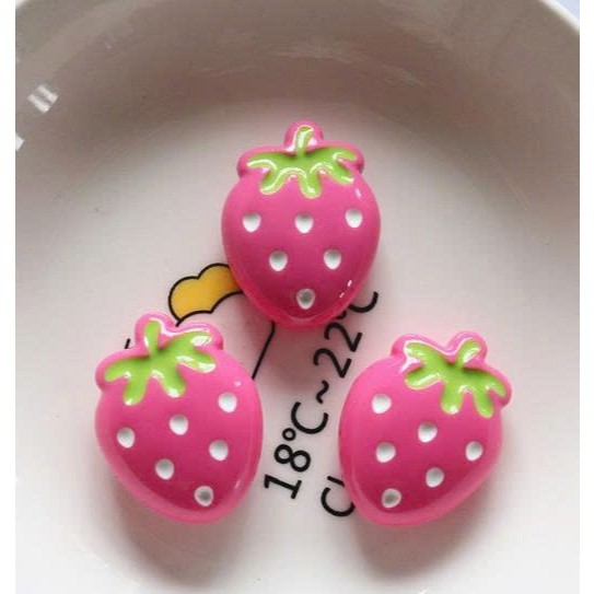 Set charm Kẹo trái cây cute- Set 8 món hoa quả nhiệt đới dễ thương