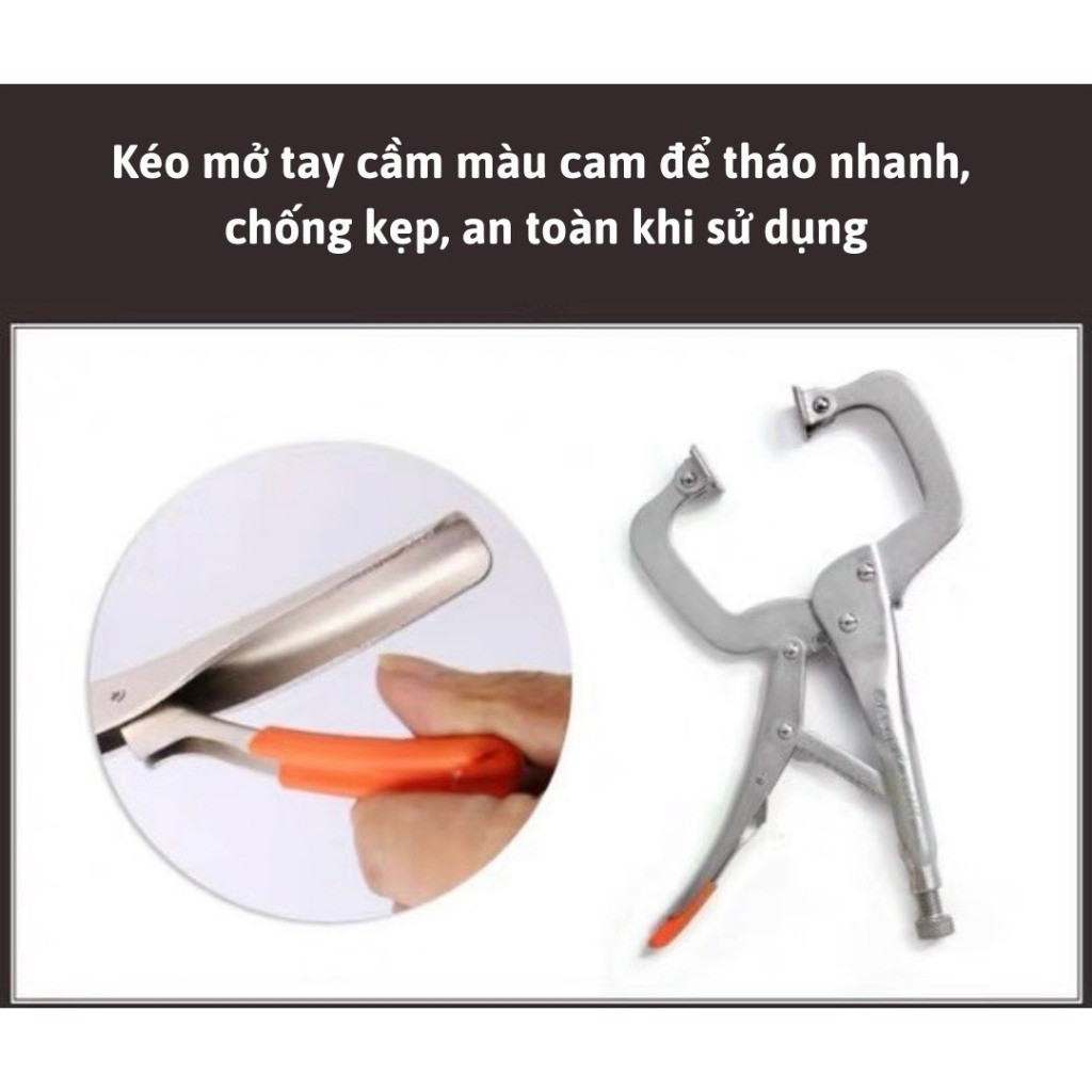 Kìm chết chữ C Asaki 11 inch,kìm bấm chết chữ c,kềm chết chữ c,kềm bấm chết,kìm bấm chữ c,kềm bấm chữ c,kìm chết Asaki
