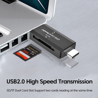 【COD】Bộ chuyển đổi OTG tích hợp đầu đọc thẻ SD/TF - Cổng Type-C linh hoạt, thiết kế dành cho phụ kiện máy tính PC.
