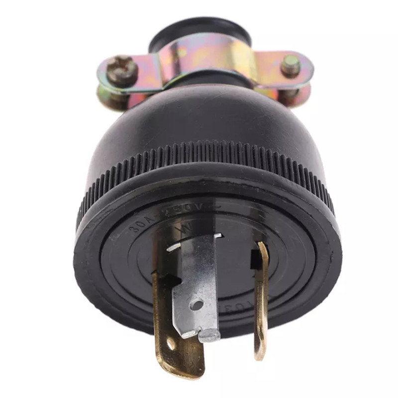 Phích cắm khóa một mảnh cho phụ kiện cho máy phát điện 2.5kw 168f / 170f GX160 Bảo vệ chuyến đi Phích cắm ba lỗ phích cắm US
