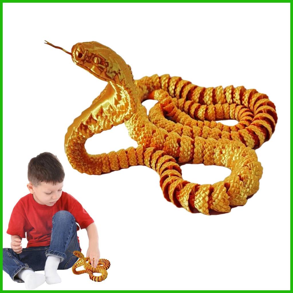 3D In Hình Rắn Để Bàn Đồ Chơi Rắn Đồ Chơi Bàn Khớp Nối Đồ Chơi Bộ Sưu Tập Linh Hoạt Các Bức Tượng Nhỏ In 3D Căng Thẳng saixit2vn