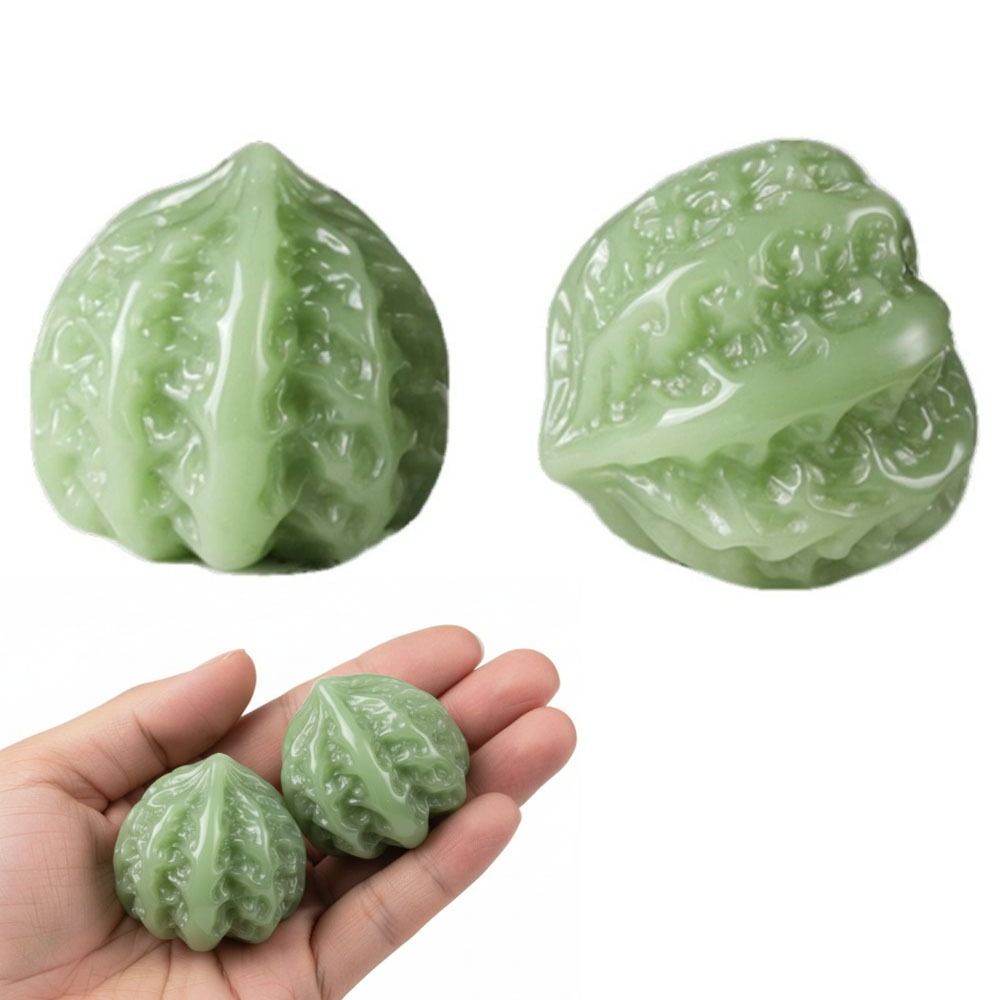 PWSSEND Quả bóng massage tay , Massage tập luyện tay thư giãn cầm tay, Đồ trang trí nhỏ Đá 40mm Bộ sưu tập đá