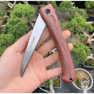 Cưa lách cầm tay HD Bonsai  Cán Thép , Tay cầm nhựa, lưỡi Thép 23cm Dụng Cụ Làm Vườn, Cắt Gỗ Tiện Lợi
