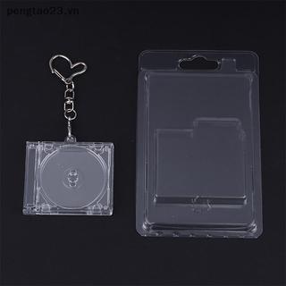 [pengtao23] Hộp đựng Album móc khóa Mini Cd Hộp đựng đĩa CD bằng nhựa Vỏ DVD trong suốt Số lượng lớn Móc khóa trang sức Music nk Hộp đựng đĩa Minipact [có sẵn]
