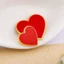 Exhila Pin hình trái tim 2 5cm thời trang với thiết kế thoải mái để sử dụng hàng ngày