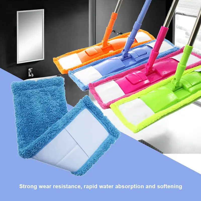 Hộ Gia Đình Dẹt Cây Lau Nhà Vải Sàn Cây Lau Nhà Lông Cừu San Hô Đầu Vải Phụ Kiện Thay Thế Lau Nhà DAZ2