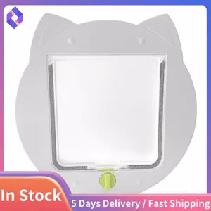Cửa Mèo Cho Cửa Màn Hình Cho Cửa Sổ Cho Cửa Nội Thất Màn Hình Cửa Trượt, Bên Trong Mở Cửa Thú Cưng 6,7 X 7 Inch